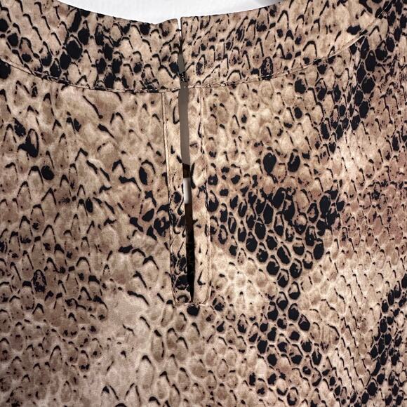 Womans worthington snake print sleeveless blouse size small - Picture 4 of 6